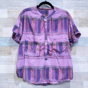 PILCRO The Hannah Surf Blouse Womens XL